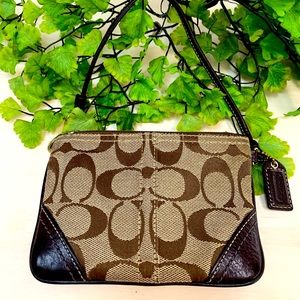 Coach Signature Wristlet